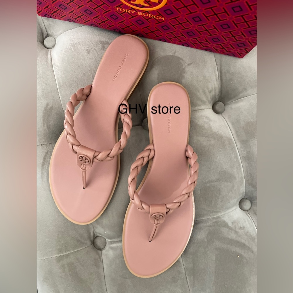 Tory Burch Braided Benton Thong Sandal